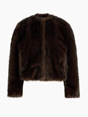 🤎NWT A.L.C. GWEN FAUX FUR JACKET IN COLOR MINK SIZE M